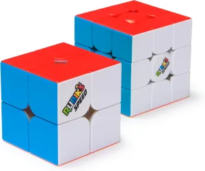 for Ages 8 & Up Rubik’s Cube, 3x3 Magnetic Speed Cube & 2x2 succinctly lateral crack heyday Speed Cube 2-Pack, for Super Fast Solves, Problem-Solving Brain Teaser, Fidget Toy & Sensory Puzzle for Adults, Teens & Kids, 