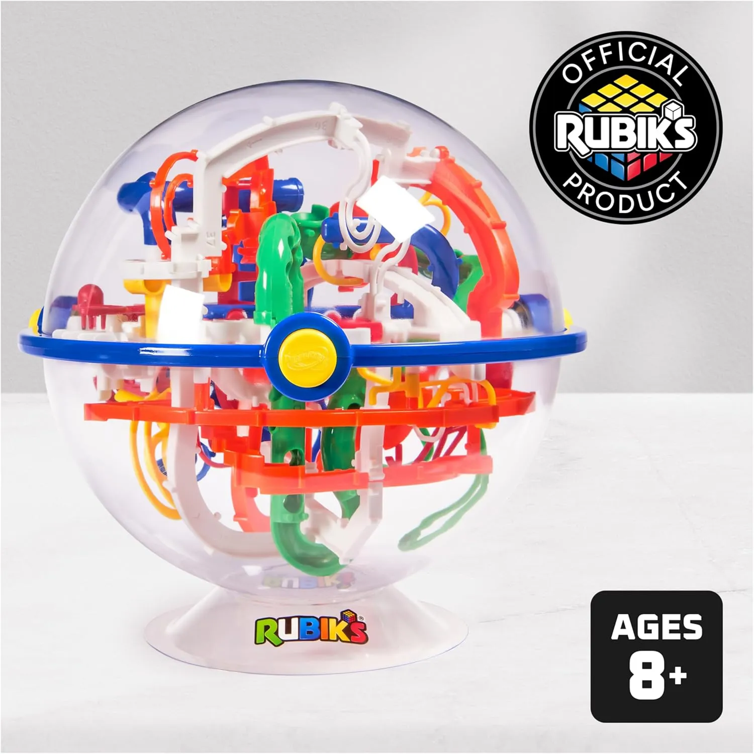for Ages 8 & Up Rubik��s Cube, Rubik��s Tracks 150 3D Gravity surmise lunar Maze & 3D Puzzle Game with 150 Obstacles, Challenging Problem-Solving Brain Teaser, Fidget Toy & Sensory Puzzle for Adults, Teens & Kids, 