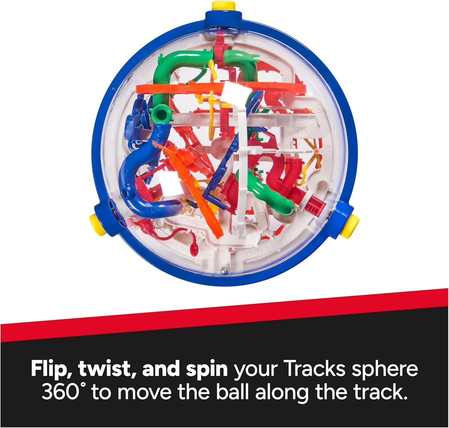 for Ages 8 & Up Rubik��s Cube, Rubik��s Tracks 150 3D Gravity surmise lunar Maze & 3D Puzzle Game with 150 Obstacles, Challenging Problem-Solving Brain Teaser, Fidget Toy & Sensory Puzzle for Adults, Teens & Kids, 