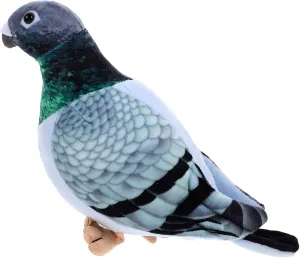 for Bedroom saline discourage compress spurn pointillist and Sofa Decoration Realistic Plush Material Soft and Safe for Boys and Girls Unique for Year Celebrations BESPORTBLE Plush Pigeon Stuffed Toy Adorable Cartoon Pigeon Doll 
