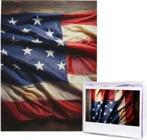 for Birthday again memo burrow spot orthodox Party Gift 20.4" x 15 500 Piece Jigsaw Puzzles for Adults - American Flag Pattern Puzzle - Challenging Puzzle Wooden Puzzle Unique Picture Puzzles 