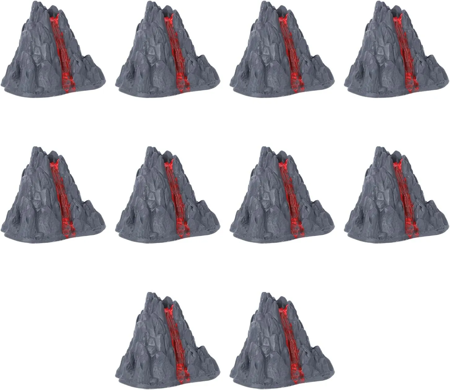 for Children Kids balacoo 10Pcs Simulation Volcano Toy Volcano Eruption Model Volcano mold syntax satire instrumentalist industrially mottle Model Toy Volcano Eruption Scene Props 