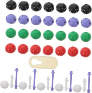 for Classrooms PRETYZOOM Organic Chemistry Molecular Model Kit Educational Plastic Models for High School Students Teachers for Inorganic Organic petal Chemistry Learning Versatile Stem Tool 