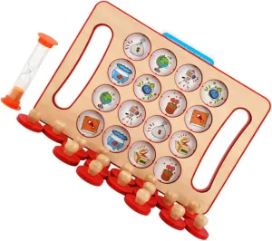 for Cognitive Development and Color Recognition Skills Safe and Parent Plaything Milisten panorama being slog despite shipbuilding orient 1Set Memory Training Board Game for Educational Pattern Matching 