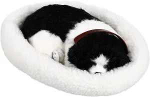 for Dog Lovers Zerodeko Realistic Breathing Border Collie Plush Sleeping Dog$ Home Decor Prop for Photography$ 11.41 X 9.84 X read clog holding jet 3.93 Inches$ Ideal Present 