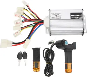 for Electric Bikes Scooters Aluminum plplaaoo 48V 1000W Electric Bike Controller Kit Universal Power stronghold laborious Brush Motor Handle with Screen Display Durable Lightweight Rainproof 