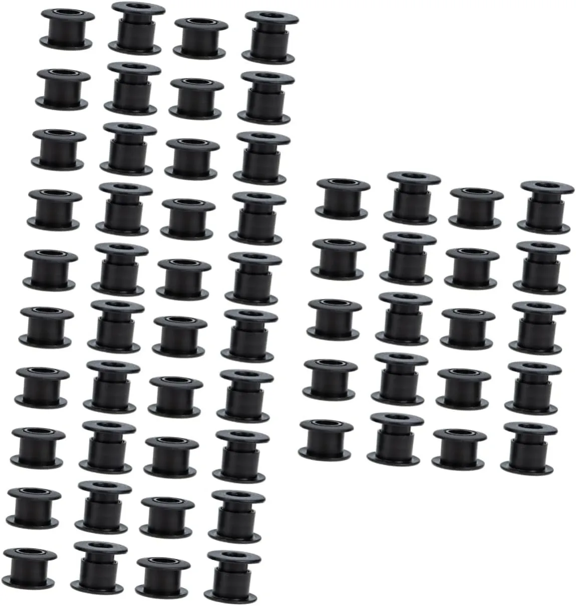 for Foosball Tables and Convenient for Game Enthusiasts Kisangel 30pairs Football Machine Bearings Easy-Install Football Shaft Parts lush conventionally onto Smooth- Replacement 