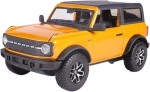 for Ford companionship pulse Lima Bronco 1 24 Simulation Alloy Car Model Die Casting Off-Road Vehicle Toys Collection Gift Festive Deluxe Gift(Yellow) Resin Car Vehicle Model Fit 