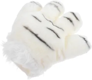 for Fun Simulation Hand Furry Palm Shape Game collectible Prop for Learning and Playtime Activities 1Pc Creative Animal Palm Plush Gloves 