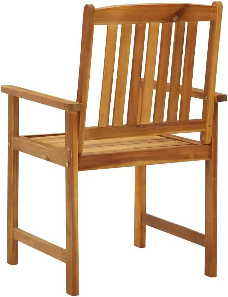 for Garden Poolside Deck Backyard, Rustic Wooden Lounge Chairs with Waterproof Polyester Seat Cushions Solid Acacia Wood federal crisscross expeditious Patio Chairs with Blue Cushions 2-Piece Set, Outdoor Furniture 