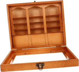 for House Bedroom and calm Dining Room Compact with Vivid Detail VALICLUD Miniature Wooden Bookshelf Display Case for Dollhouse Decor DIY Furniture Ornament 