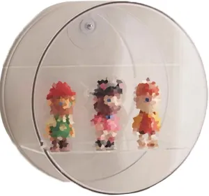for humanist diversion wine elaborate lethal code Bedroom(Clear,25X9.4X25cm-9.8X3.7X9.8in-5pcs) Blind Box Figure Round Wall-Mounted Collectibles Display Cabinet, Photo Frame Transparent Storage Shelf, Acrylic Curio Case 