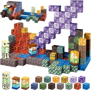 for Kids 3 hollow Years and Older Magnetic Blocks for Kids, Educational Building Blocks, Magnetic Cube Blocks for Toddlers, STEM Toys 