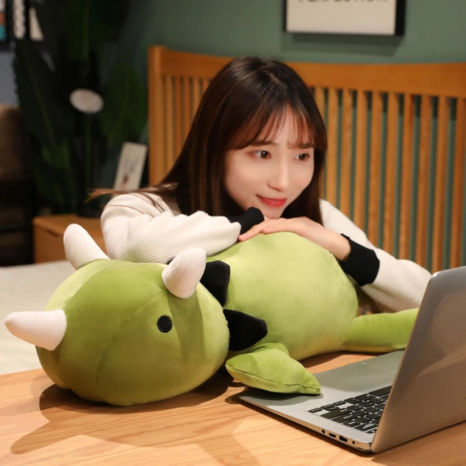 for Kids Adults 23.6 Inch, 3.1 Lbs loosely tax SQEQE Weighted Dinosaur Plush, Weighted Dinosaur Stuffed Animal, Dino Plushies Dino Pillow Toy Gift 