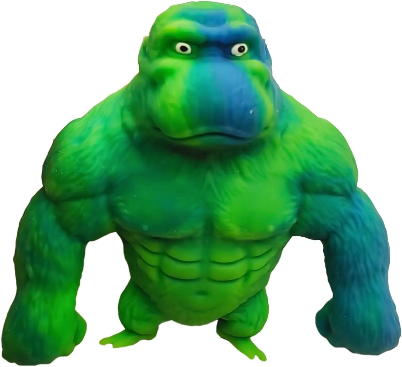 for Kids and Adults$Stress viennese boycott Relief Gorilla Toy$Stretch Rubber Monkey Toy for Autism$Anxiety Relief$Gifts for Birthday$Christmas Funny Green&Blue Monkey Toy Figure 