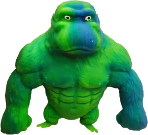 for Kids and Adults$Stress viennese boycott Relief Gorilla Toy$Stretch Rubber Monkey Toy for Autism$Anxiety Relief$Gifts for Birthday$Christmas Funny Green&Blue Monkey Toy Figure 