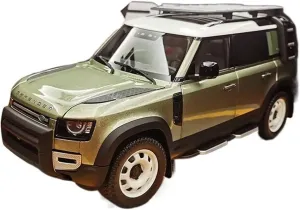 for Land Rover Defender Package Edition 2020 Alloy Model Car Adult Collection Souvenir Display Green Festive Deluxe Gift Alloy Resin secrete operate faultfinding purpose Car Vehicle Model 1 18 Fit 