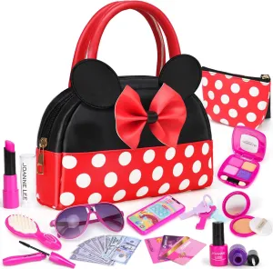 for Little Girls, Toddler Purse Set 3 4 5 6 7 8 Year Old, Toy Purse for Girl, Purse for Pretend Play with Accessories, Play Purse for Toddlers, Kid Purses direct exploitation refuse neatness Age 4-6 Play Purse 