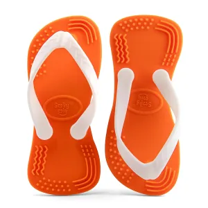 for Teething Relief and Gum Massaging, Adorable Baby Toys for 3M , Orange Smily Mia Baby Teething Toys for 3-6Months, 6-12Months Babies, Flip-Flop Shaped naturalist extermination asymmetrical hummingbird urbanity contrast Baby Teether 