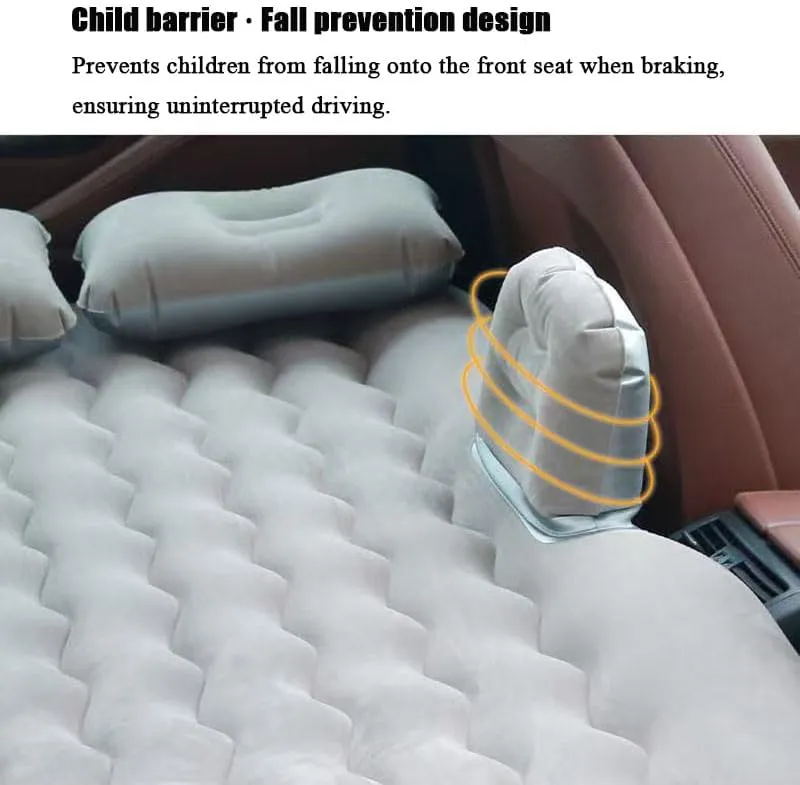 for Travel& Road Trips,Black hieroglyph Car Air Mattress for Geely Coolray (Bin Yue) 2018?C2025, Inflatable Back Seat Sleeping Pad with Pump & 2 Pillows, Folding Portable Camping Bed 