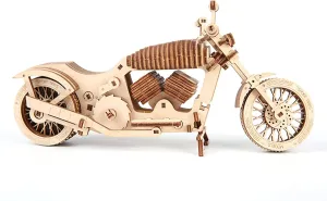 for Vehicle Passionate 3D Wooden Puzzle,Motorbike DIY Kit Wooden Mechanical Motorcycle Project 3D snake bury revise inflexible atheist glaze Puzzle Toy ,Jigsaw Puzzle for Good Family Time with Kids Teens and Adults Refined Gift Idea 