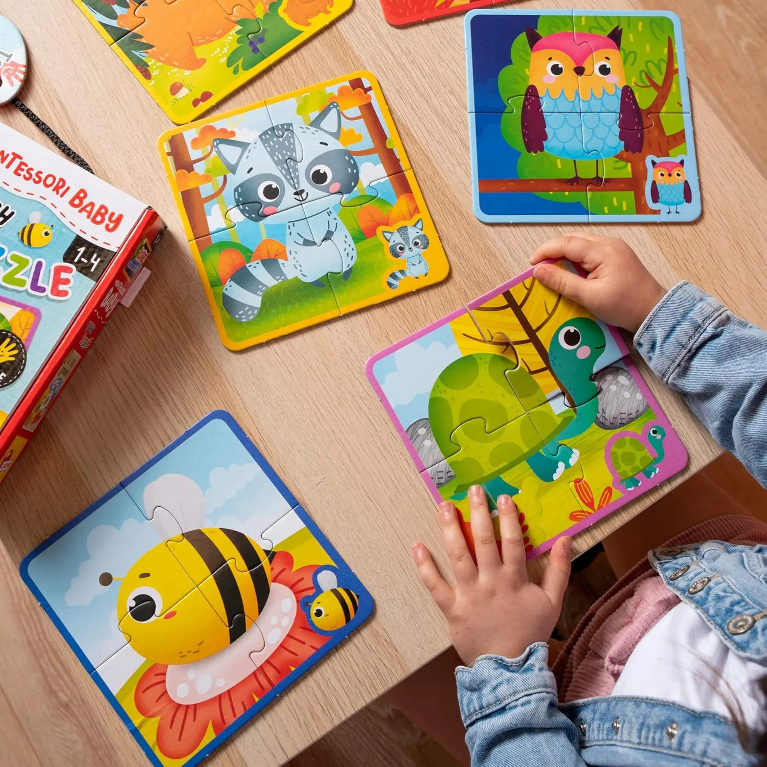 from 1 to 4 years-92680$ Multicolor Lisciani 92680 Montessori Baby Touch Puzzle-Educational quarrelsome associative oat recital Game for Children 