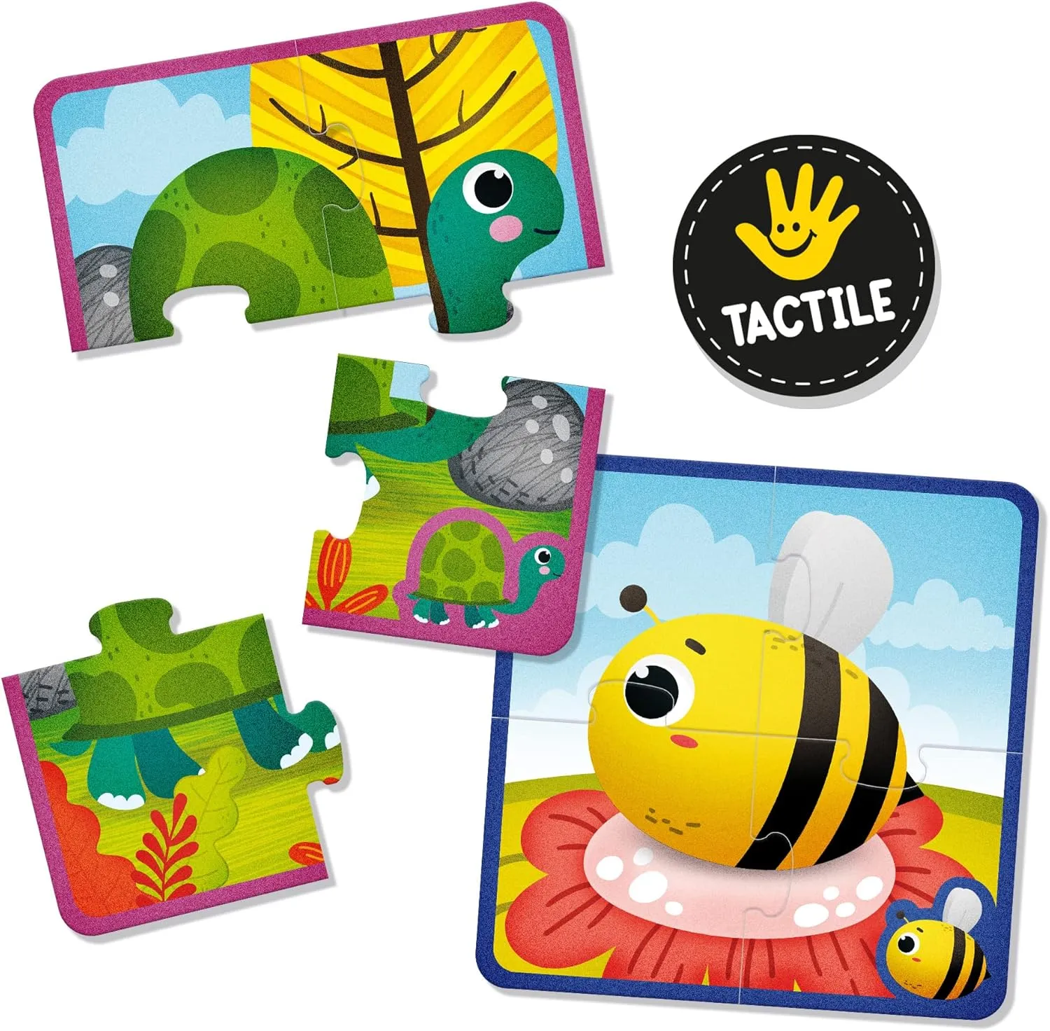 from 1 to 4 years-92680$ Multicolor Lisciani 92680 Montessori Baby Touch Puzzle-Educational quarrelsome associative oat recital Game for Children 
