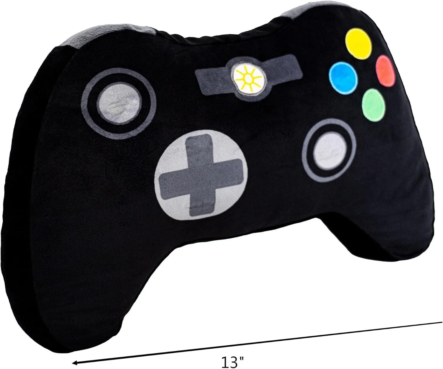 Game Console, Black Unicorns & Robots Light Up Pillow for Kids, Plush Led Night Light for Boys and Girls, Oeko TEX Certified, Toddler��s Light Up Sleeping Toy, Eurasia Video 