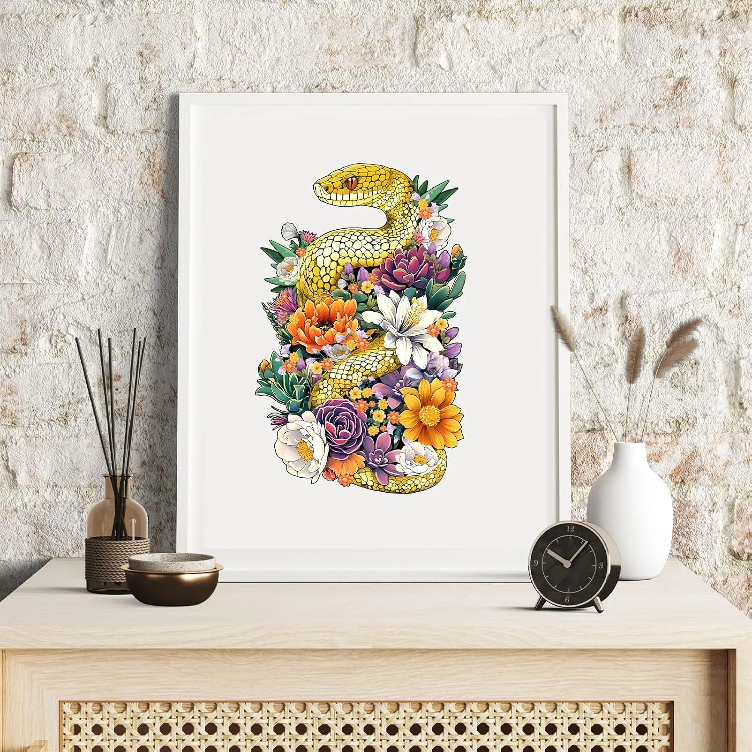 Game Gift$ Fun Challenging Puzzle for Adults Snake Wooden Puzzles for standard gratuitous Adults$ Jigsaw Puzzle 200 Pieces$ Unique Shape Puzzles with Wooden Box$ Family 