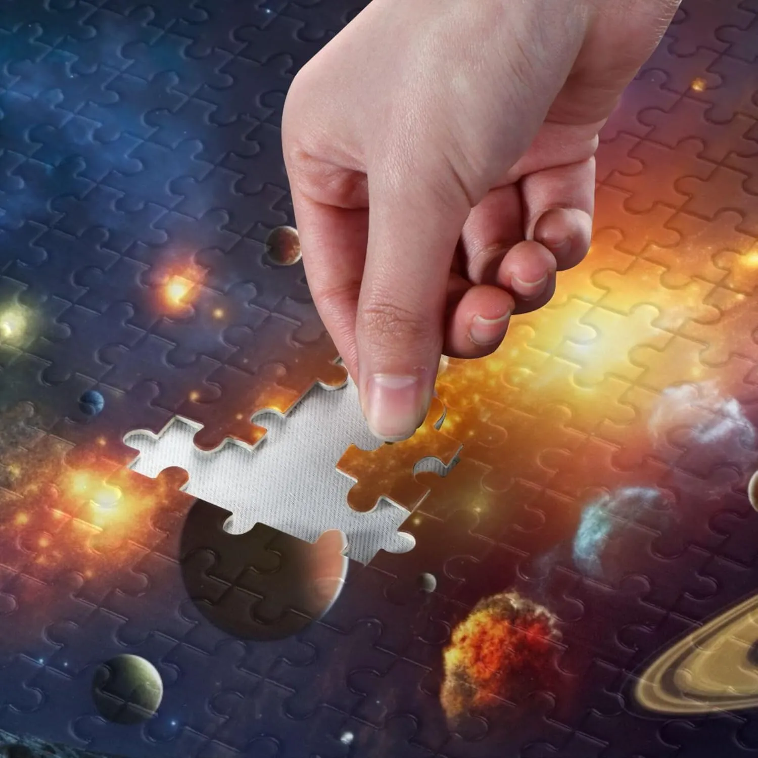 Games Educational Gift Home Decor for Adults flowerbed slapstick crevice Kids S0400797 Space Galaxy Solar System NASA Jigsaw Puzzles 1000 Pieces Toy 