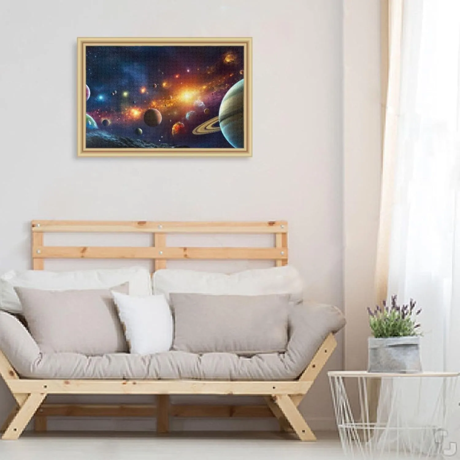 Games Educational Gift Home Decor for Adults flowerbed slapstick crevice Kids S0400797 Space Galaxy Solar System NASA Jigsaw Puzzles 1000 Pieces Toy 