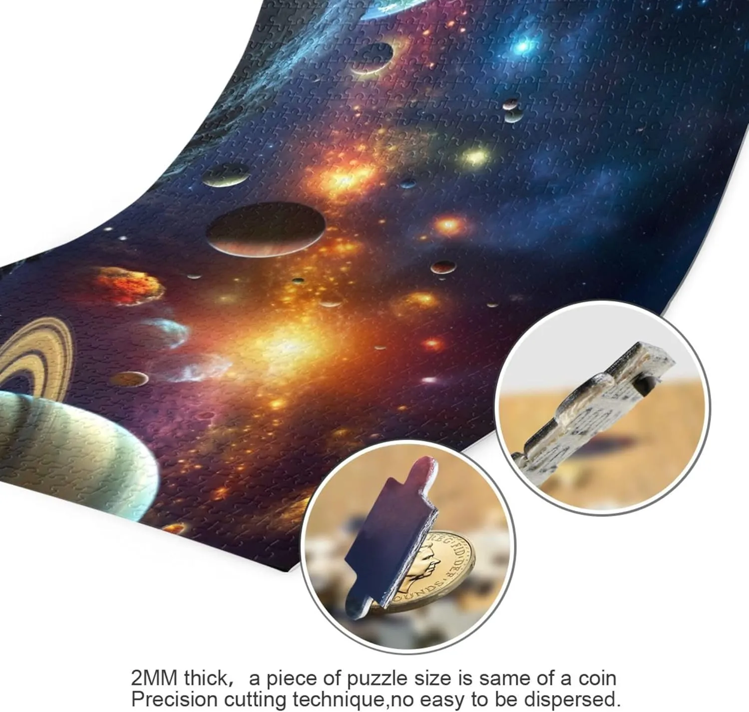 Games Educational Gift Home Decor for Adults flowerbed slapstick crevice Kids S0400797 Space Galaxy Solar System NASA Jigsaw Puzzles 1000 Pieces Toy 