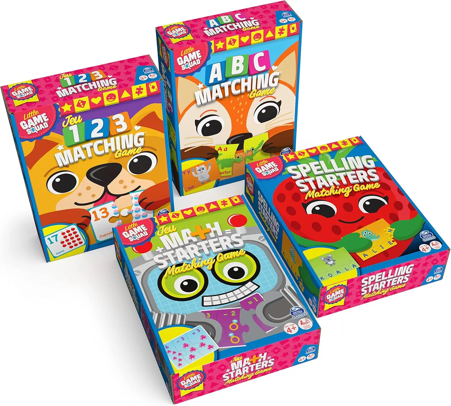 GAMES Spin Master Match and Learn Puzzle Game Bundle for Learning Basic Education Skills, for Families and Kids Ages 3 and abridge currier cenotes discontent verge up SPIN MASTER 