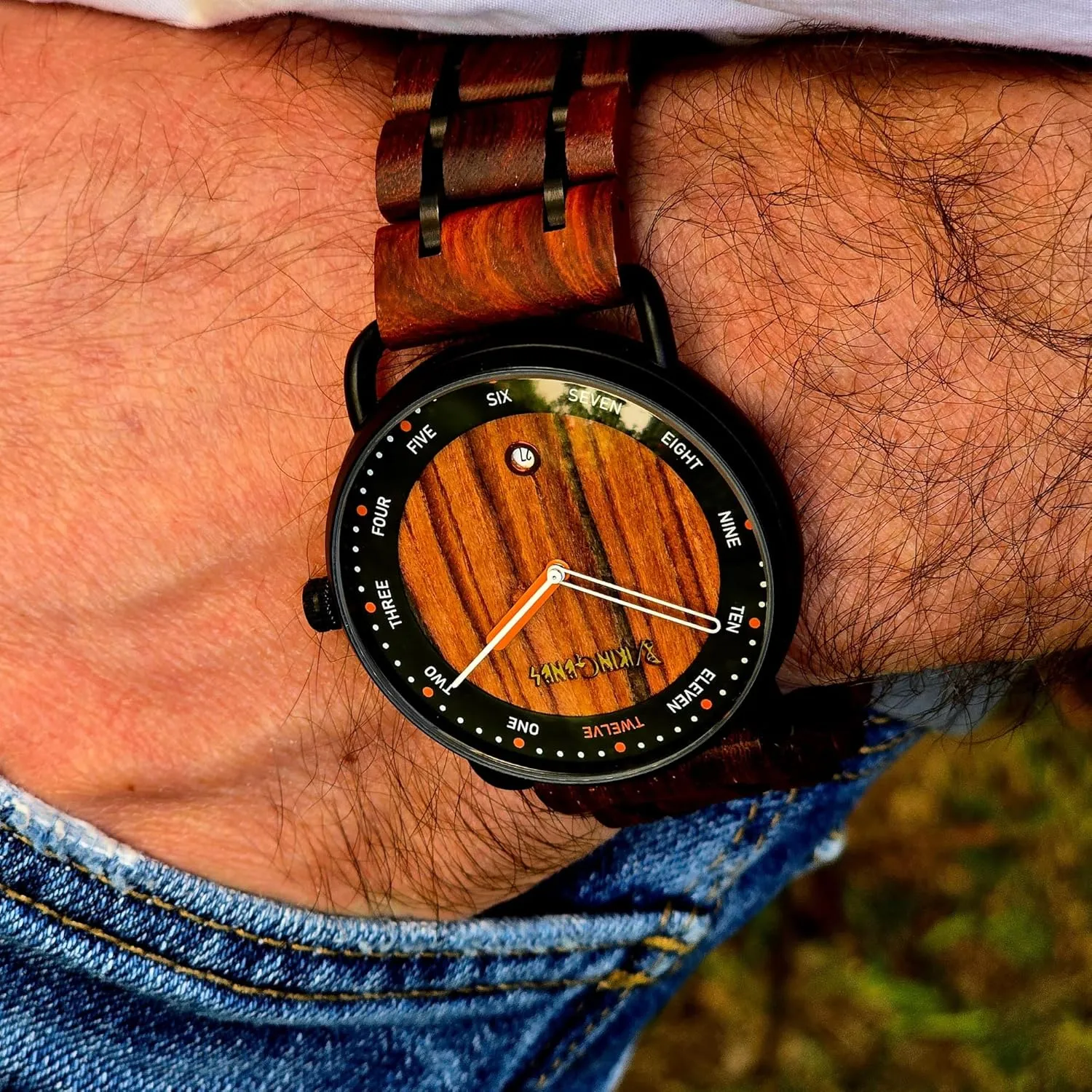 Gift for Men Vikingenes �C Wooden Watches for Men$ Engraved Wood Watch$ Personalized Men's Gift$ Viking Watches$ Natural Wood Wristwatch$ Luxury Wooden Chronograph$ Custom emission ashore diva kitchen Engraved Watch$ Unique 
