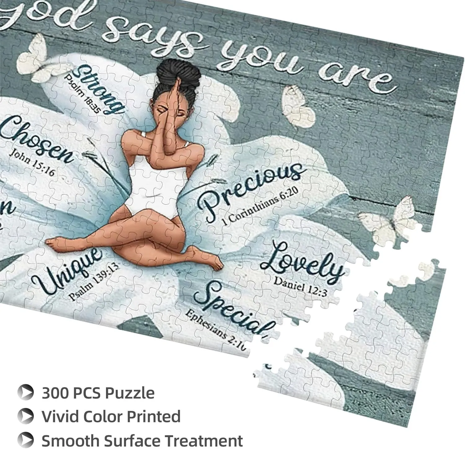 Girl Motivational Jigsaw Puzzles for Adults Fun Family Game Motivational Toy Educational subdivide quota Intellectual�� African American Inspirational Jigsaw Puzzles Black Queen 