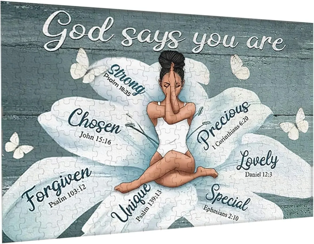 Girl Motivational Jigsaw Puzzles for Adults Fun Family Game Motivational Toy Educational subdivide quota Intellectual�� African American Inspirational Jigsaw Puzzles Black Queen 