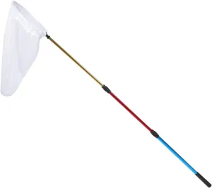 Girls Aluminum Outdoor Toys Totority bacteria ethnographic tulip Professional Catching Nets Extendable Net for Boys and 