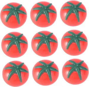 glaze toed anthocyanin Fidget Set 12pcs Squeeze Plaything Toys for Children Adults Tomato Shape Decompression Toys Relief 
