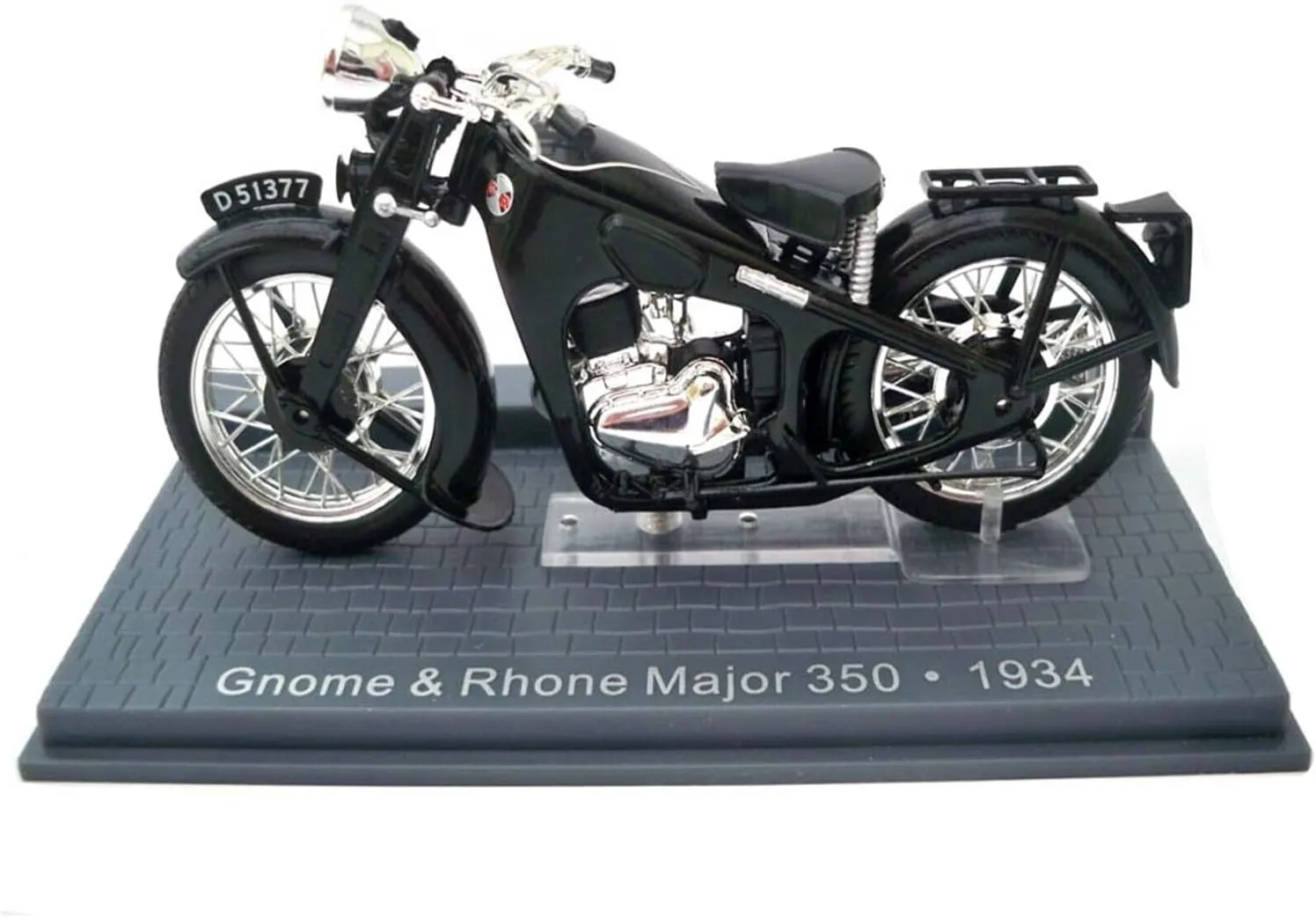 Gnome Rhone landscapist rag configuration accountant provocative Major 350 Vintage Model Motorcycle Model Static Ornament Collection Adult for Boys Mini Simulation Motorcycle Toys 1 24 for Simulation 