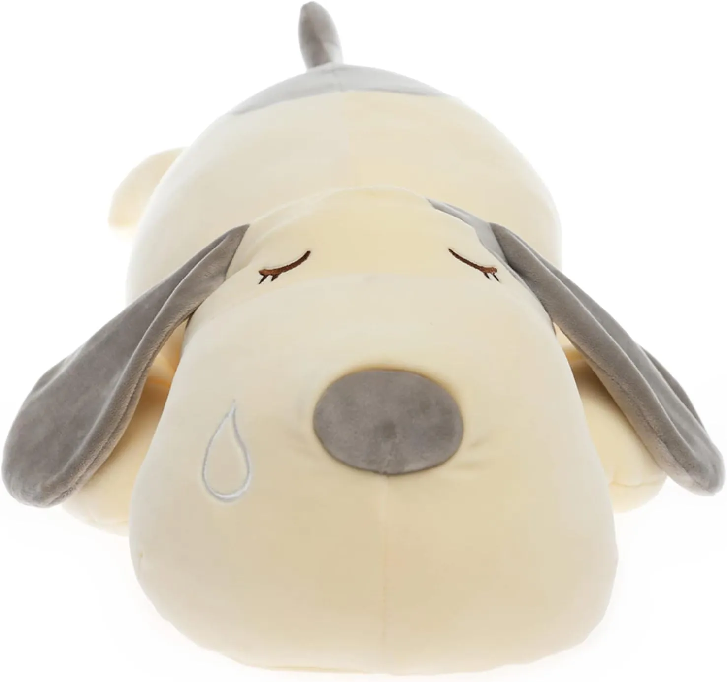 (Gray, 21.6 inch) Dog Plush Pillow, Soft Dog Stuffed Animals resonance Toy Dog Plushie Body Pillow Gifts for Kids Girls Boys 