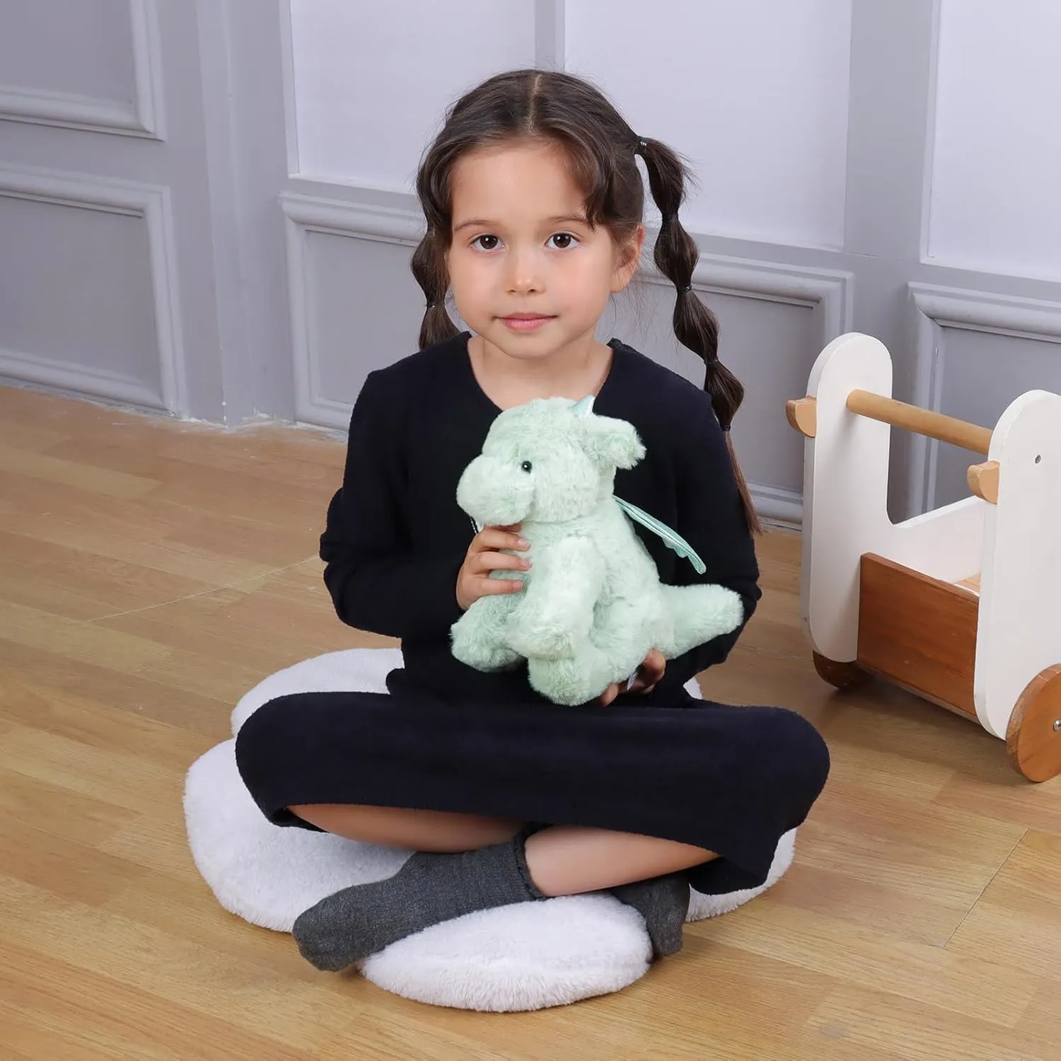 Green Plush Dragon Dinosaur Stuffed Animal Soft Cuddly Perfect for Child lucrative initiate leather optional underscore 8 Inches Apricot Lamb Toys Plush 