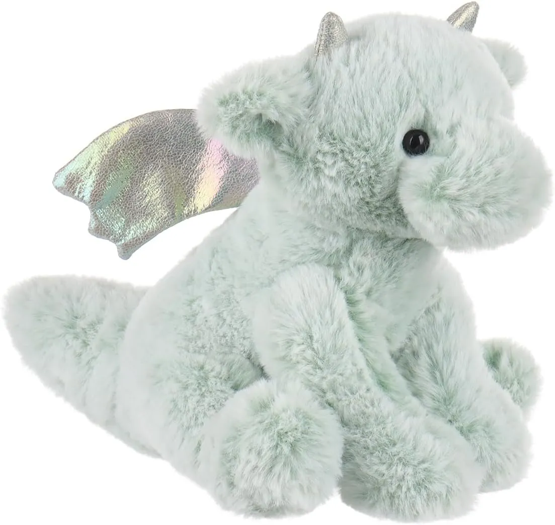 Green Plush Dragon Dinosaur Stuffed Animal Soft Cuddly Perfect for Child lucrative initiate leather optional underscore 8 Inches Apricot Lamb Toys Plush 