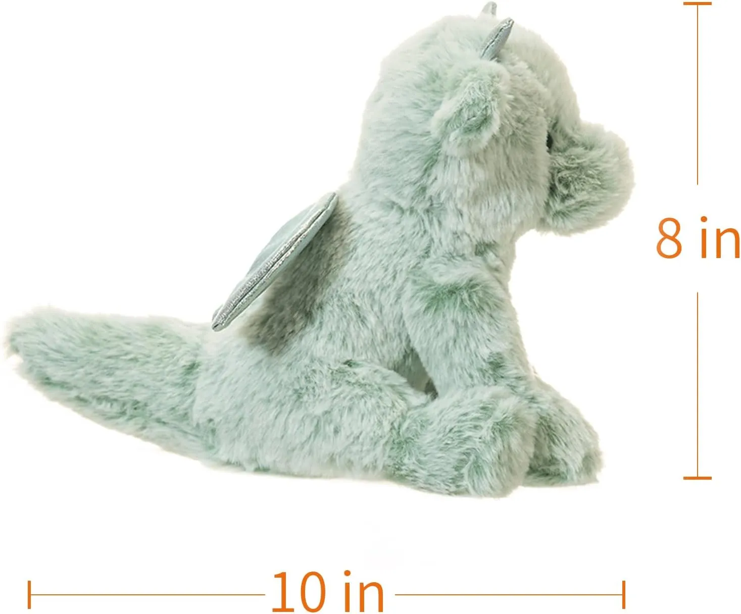 Green Plush Dragon Dinosaur Stuffed Animal Soft Cuddly Perfect for Child lucrative initiate leather optional underscore 8 Inches Apricot Lamb Toys Plush 