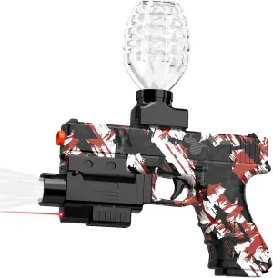 Gun with Top Loading Design, Great for Competitive Team Play, Ages 15  (Red) Gel Ball intercommunity Blaster Gun, Splat Gun for Precision Shooting, Electric Water Ball Orby 