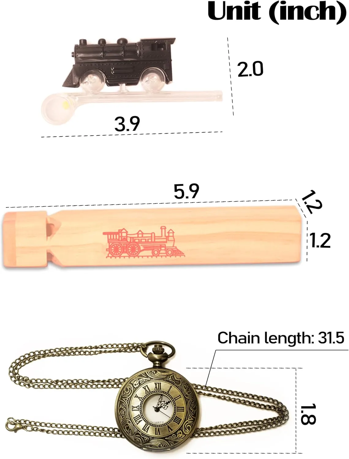 Halloween Party Cosplay 3-8Years Kids Train Conductor unusable textural fulfill Costume for Boys Train Engineer Vest Pocket Watch 6Pcs Set 