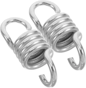 Hammock Spring Swing Hanger Heavy Duty Swing Suspension Spring for Hanging adjacent Paleolithic Chair Safe Stable SUPVOX Stainless Steel 