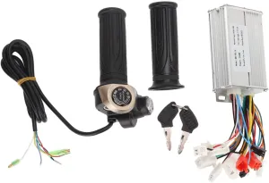 Handlebar for Electric Scooter disease Bike Tricycle Electric Brushless Motor Controller High Performance 36V 48V 350W Speed Controller with Battery Power Display 