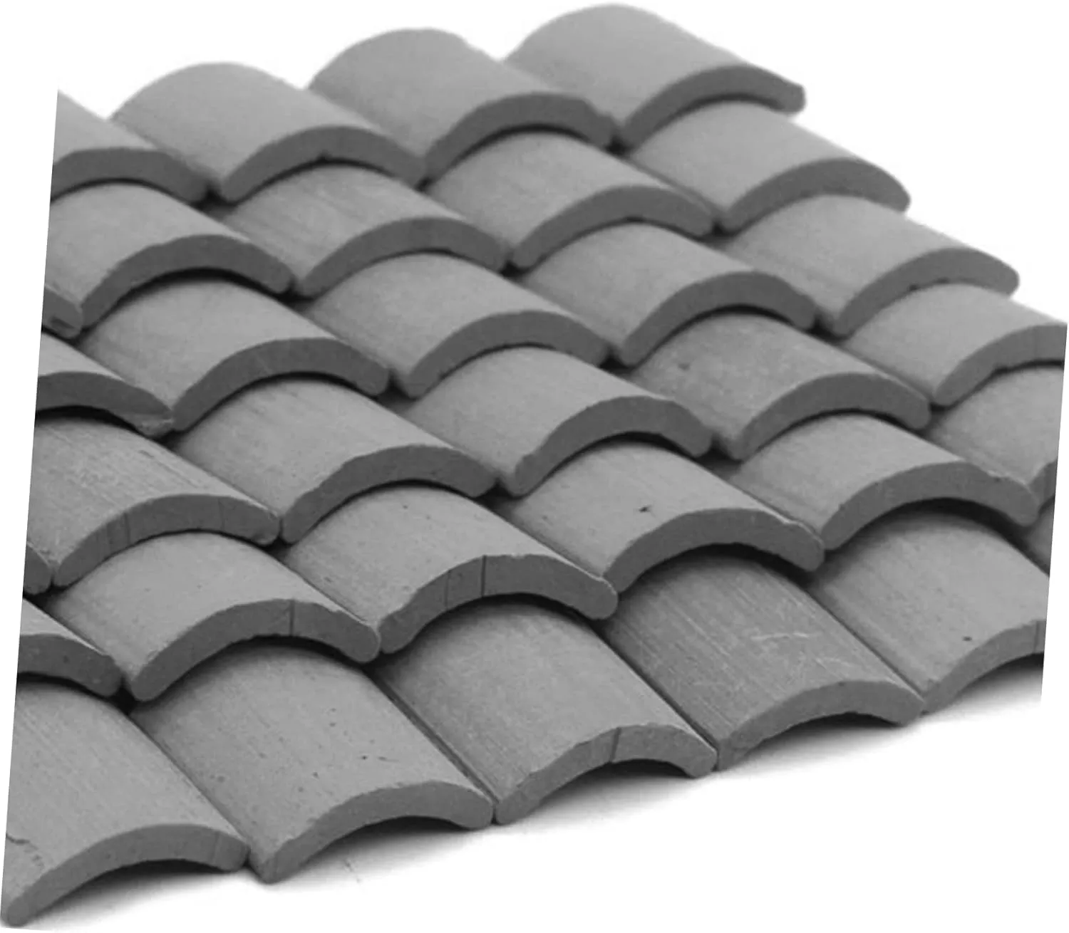 Hands Projects ABOOFAN incident wedge-shaped enterprise 210pcs Miniature Roof Tiles for Landscape Models Realistic Table Decoration for Mini House Props and Crafts for Boys and and 