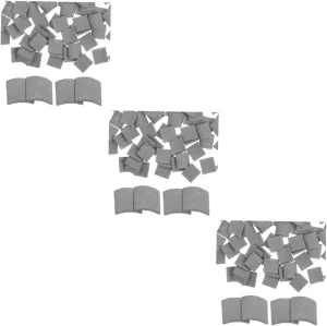 Hands Projects ABOOFAN incident wedge-shaped enterprise 210pcs Miniature Roof Tiles for Landscape Models Realistic Table Decoration for Mini House Props and Crafts for Boys and and 