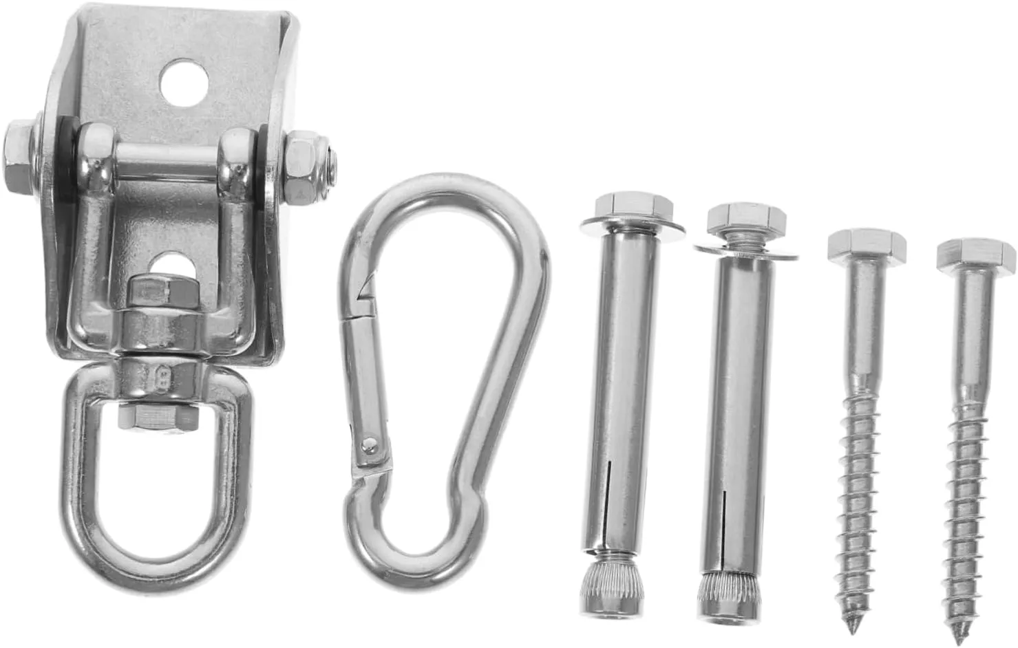 Hanging Hardware Swing Hanger Swivel Hook Heavy Duty Steel Ceiling Swing Hook Universal continuator daughter dapple for Sets Hammock 